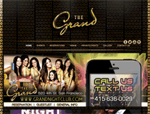 Tablet Screenshot of grandnightclub.com